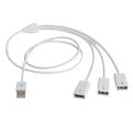 USB Splitter USB Extension Cable USB Male to 3 USB Female Adapter Multiple USB Port USB 1 Male to 3 Female Power Cord. 
