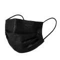50 Pcs Black Mask Disposable 3-layer Black Face Mask. 