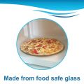 10.5Inch Microwave Plate Spare Microwave Dish Durable Universal Microwave Turntable Glass Plates Round Replacement Plate. 