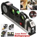 Multipurpose Laser Ruler Laser Level and Spirit Level Metric Rulers Laser Straight Line Horizon Vertical Measure Tape 8Ft 2.5M. 