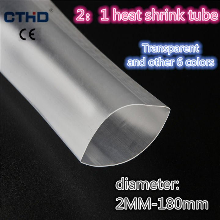 Uxcell Heat Shrink Tubing – 9mm Diameter, 2:1 Shrink Ratio, 1 Meter Length, Clear, Polyethylene, For Electrical Insulation & Wire Protection