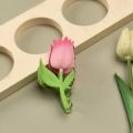 Korean Sweet Colorful Tulip Flower Hairpins / Fashion Cute Large Hair Clip Hair Decorate / Women Elegant Hair Claw Hair Accessories. 