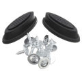 Fashion HOT SALE Pad Black Kit Feet Replacement Luggage Stud Foot. 