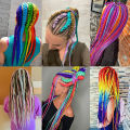 Colorful Hair for Braids Synthetic Braiding Hair Extensions for Girls Jumbo Braid Hair for Crochet Box Expression Braiding Hair. 