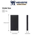 MENSPE RFID Block Long Wallet Solid Color Retro Long Wallet Coin Bag Zipper Clutch Wallets Soft PU Wallet Multi-Card Position ID Credit Cards Holders Coin Bag Business Wallets. 