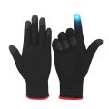 2pcs Warm Breathable Gaming Gloves For Gamepad Sweatproof Finger Gloves Anti-scratch Sleeve Sensitive Nylon Mobile Touch. 