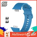 Silicone Watch Strap Band Replacement Bracelet Wristband for HUAWEI Watch FIT. 