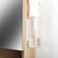 Portable Self-adhesive Detachable Socket Fixed Bracket/ Wall Mounted Space Saving Remote Control Storage Rack/ Home Multipurpose Router Organize Holder. 
