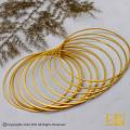 12 Piece Gold plated Bangal Classic Round Single plain Bangle 1mm Thin Very Nice Bangel Wire Charm Bangles for Women Jewelry Gift. 