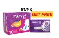 Bundle offer: Marvel Lady Sanitary Napkins 10Pcs + Fragrance Wipes 10pcs. 