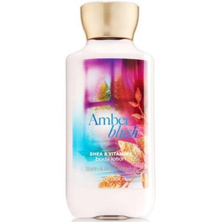 Bath & Body Works Amber Blush Shea & Vitamin E Body Lotion - 236ml