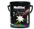 MULTILAC OMINIS 7 IN 1 PLATINUM EMULSION ROYAL SILK Colours Styrene Acrylic Paint. 