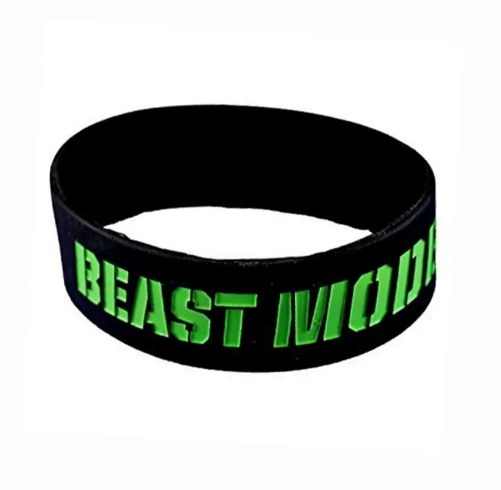 Beast%20Mode%20Free%20Size%20Rubber%20Stretchable%20Stylish%20Wristband%20Bracelet%20For%20Men%20Events%20Party%20Sports%20&%20Daily%20Wear%20(Black)%20-%20Image%202