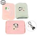 hot pack Reusable Electric Hot Water Bag Warmer Heat Pack Cute Rechargeable Safety Rabbit Fur Reusable Hot Water Bottle US/EU Plug HandFirst Aid Kits. 