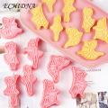 Cookie Cutters Ballet Shapes Pressed Cookie Cake Baking Mould. 