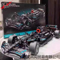 〓Official IP Authorization〓COD〓 Compatible with Lego Mercedes F1 Mercedes-Benz Formula Racing Car Building Blocks Sports Car Mechanical Set Boys Assembly Toy 〓COD〓. 
