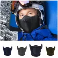 Outdoor Snowboard Fluffy Fleece Cold Weather Neck Warmer Windproof Warm Fleece Thermal Scarf Cellular Network Cotton Skiing Face Cycling. 