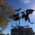 Weather Vane Wind Direction Indicator Wind Vane Garden Decor. 