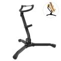 Saxophone Stand Foldable Alto/Tenor Sax Stand Saxophone Bracket Sax Holder Adjustable Triangle Base. 