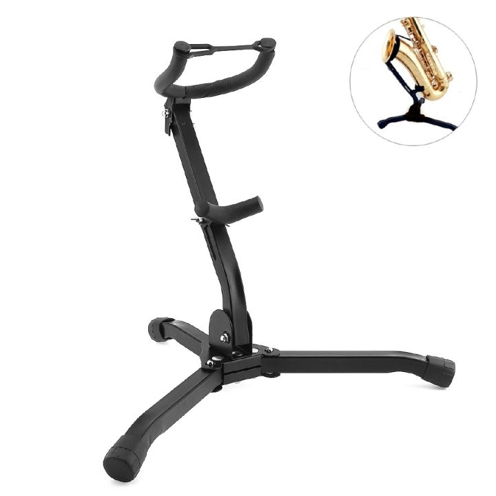 Saxophone%20Stand%20Foldable%20Alto/Tenor%20Sax%20Stand%20Saxophone%20Bracket%20Sax%20Holder%20Adjustable%20Triangle%20Base%20-%20Image%203