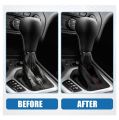 Car Shift Boot Cover Universal Gear Shift Knob Boot Dust Cover Faux Leather Black with Red Line. 