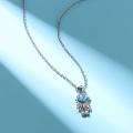 Elegant Friendship Pendant For Women Men Moon Astronaut Spaceman Fashion Jewelry Couples Necklace Choker. 