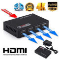 HD 4K 4 Port HDMI Splitter Hub. 