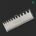 0-36 Round AWG SWG Wire Gauge Thickness Ruler Gauge Diameter Stainless Steel Measurer Tool Welding Inspection Wire Gauge. 
