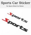 Car Sports Logo Sticker Metal Badge 3D Chrome Emblem Sticker Car Trunk Badge Decals Styling Accessories. 