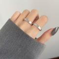 Simple Personality Cute Couple Ring Niche Personality Vintage Opening Adjustable Pair Rings Fashion Jewelry. 