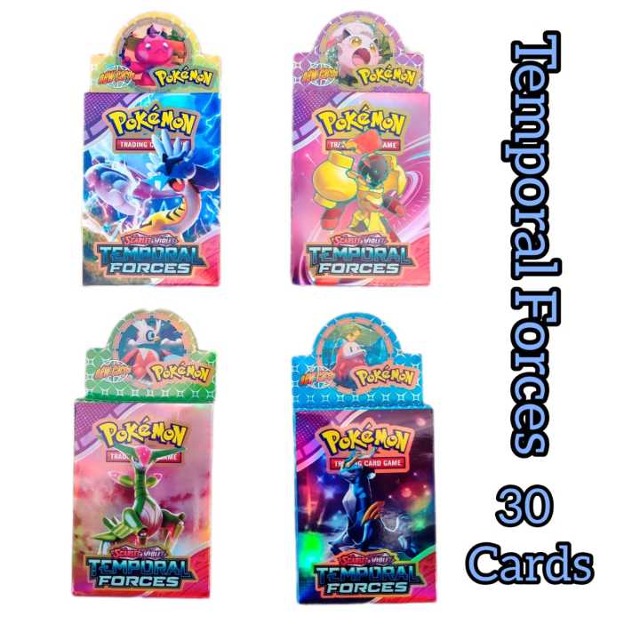 Pok%C3%A9mon%20Trading%20Card%20Game%20-%2010/25/30/55%20Game%20Cards%20Pack%20-%20Scarlet%20&%20Violet%20/%20Silver%20Tempest%20/%20Paldea%20Evolved%20/%20Obsidian%20Flames%20/%20Paldean%20Fates%20/%20Temporal%20Forces%20Pokemon%20Cards%20by%20ZinZen%20-%20Image%204