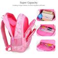 [School Bag] Girls 1-3-6 Grade Cartoon Cute Princess Backpack, Children's Kids Backpack. 
