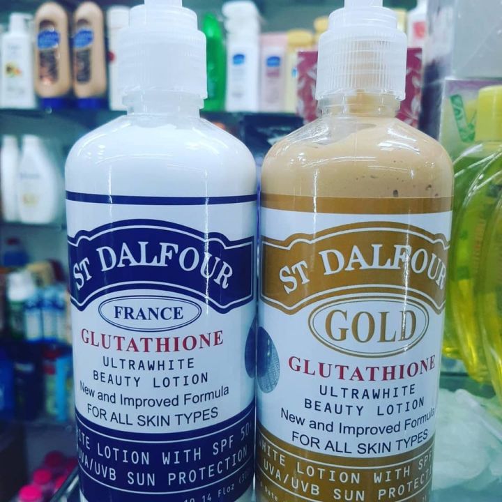 st dalfour glutathione whitening lotion St Dalfour France Whitening Lotion 300ml and St Dalfour Gold Whitening  Lotion- 300ml