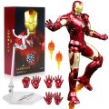 ZD Toys Iron Man Series Joint Movable MK1 MK2 MK3 MK4 MK5 MK6 MK7 MK42 MK43 MK50 Movie Action Figure 7 Inches Mark Dolls JinSong77. 