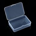 Mini Plastic Durable Strong Box Rectangular Box Dustproof Jewelry Storage Case Container Translucent Box Packing small Storage. 