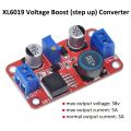 Step up converter Boost converter DC 5A Adjustable Voltage Xl6019 power supply module boost module step-up voltage converter Voltage regulator XL6019 adjustable output. 