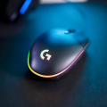 Logitech G102 LIGHTSYNC Gaming Mouse with Customizable RGB Lighting, 6 Programmable Buttons, Gaming Grade Sensor, 8K DPI Tracking, Lightweight - Black - Original. 