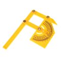 Angle Ruler Protractor Corner Angle Finder Carpentry Tools 0° To 180° Protractors For Woodworking Plastic Angles Conveyor Tool. 