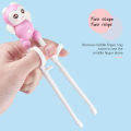 ABS Children's Practice Chopsticks Correct Creative Cartoon Learning Chopsticks Dounp. 