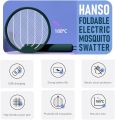 4 In 1 Electric Mosquito Racket Foldable USB Rechargeable Mosquito Lamp Light Wave Mosquito Lure Electric Insect Killer (TLS). 