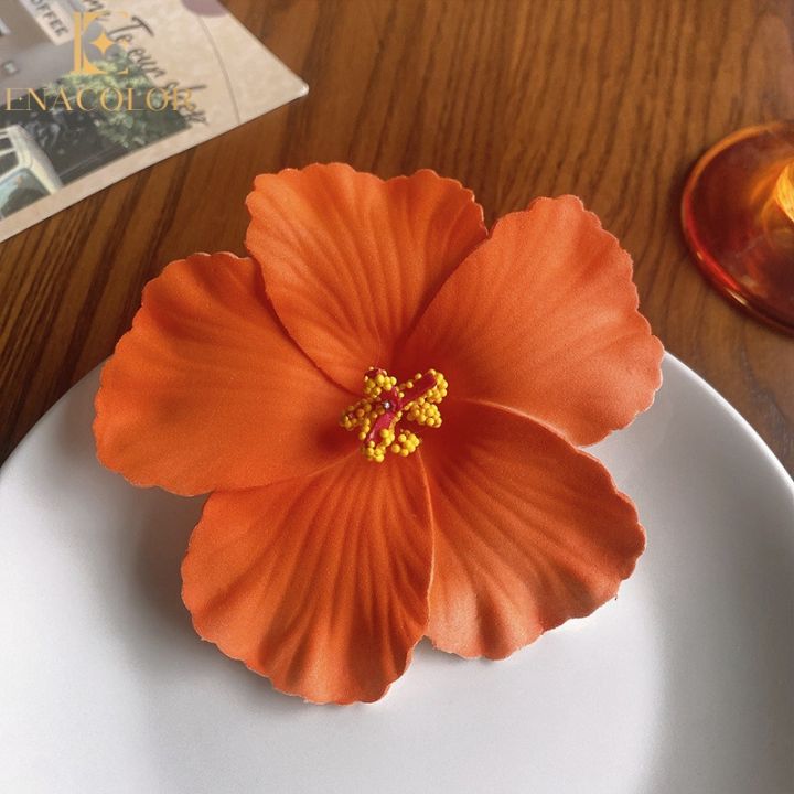 Enacolor Fashionable Flower Hair Clip Artificial Flower Clip Styling Tool Fringe Clipped Women's Photo Headdress