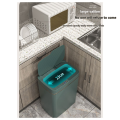 Battery-Powered Non-Contact 15L Trash Can for , Narrow Automatic Bagging Bin. 