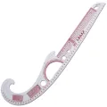 Multi-function Plastic French Curve Sewing Ruler Easy Curve Ruler for Knitters　XINYAN. 