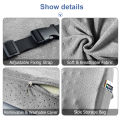 Geepact Lumbar Pillow Seat Cushion Soft Memory Foam Lumbar Support Back Massage Relieve Pain Waist Cushion Ergonomics. 