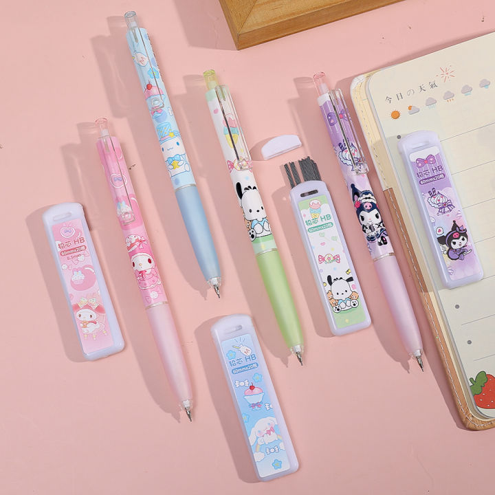 0.5Mm%20Sanrio%20Mechanical%20Pencil%20Lead%20Set%20Kawaii%20Anime%20Kuromi%20My%20Melody%20Cute%20Students%20Stationery%20Gifts%20Random%20Color%20-%20Image%206