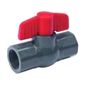 PVC Ball Valve Red Handle Stop Valve 1/2, 3/4, 1  Inch Home,Garden Uses. 