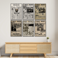 A3/A4 Size Framed Wall posters Vintage Harry Potter Newspaper classic Wall decorations. 