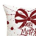 Christmas Throw Pillow Cover Cushion Cover for Sofa Xmas Decoration Bell. 