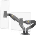 NB F160 Dual Monitor Arm Gas Spring 360 Degree Desktop 17"-30" Ergonomic Dual Arm Monitor Mount Bracket. 