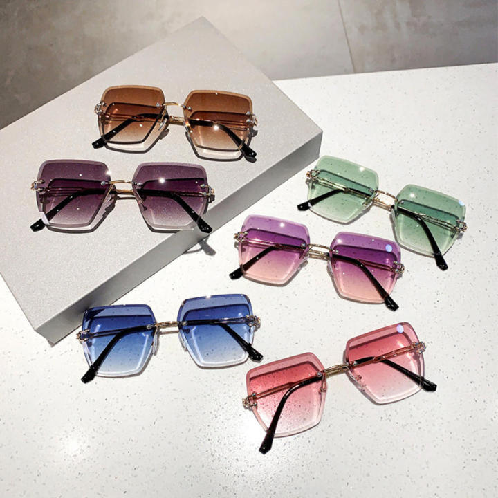Square%20Sunglasses%20Rimless%20Sunglasses%20Vintage%20Sunglasses%20Fashion%20Sunglasses%20UV400%20Sunglasses%20-%20Image%205